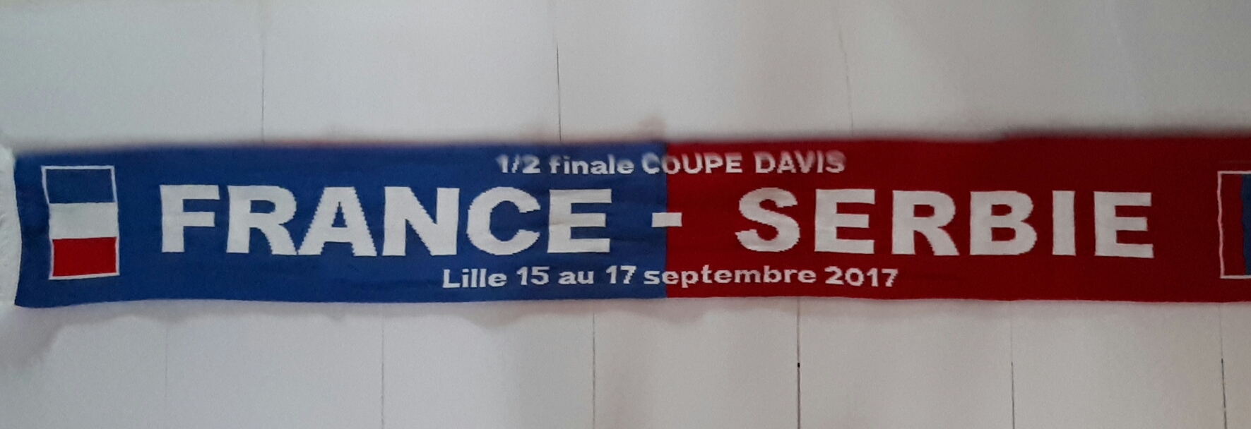 Echarpe 1/2 finale Coupe Davis LILLE 2017